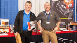 The Caruk & Associates booth at the 27th annual Lordco trade show.