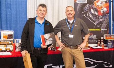 The Caruk & Associates booth at the 27th annual Lordco trade show.