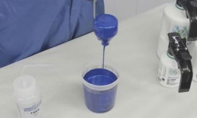 When checking for viscosity, the key is to watch for the first “clean break.”