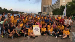 WIN members during the WIN Scholarship Walk at the 2016 conference. The Scholarship Walk benefits the WIN Scholarship Fund.