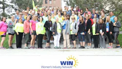 WIN members at the conclusion of this year’s Scholarship Walk. Every year, the WIN Conference includes this fundraising event to provide scholarships for more women to attend the conference and receive mentoring.