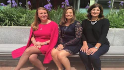Pictured from left, Renee Ricciotti, Elizabeth Stein and Cristina Fronzaglia-Murray