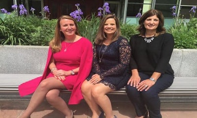 Pictured from left, Renee Ricciotti, Elizabeth Stein and Cristina Fronzaglia-Murray