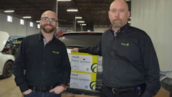 Alex Humphries and Jason Chusing of Finixa. Humphries travels the world on behalf of the company, which gives him a unique perspective on how shop operations differ from country to country.