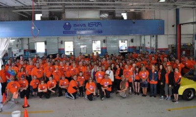 Well over 200 volunteers helped to make this year's charity car wash a runaway success.