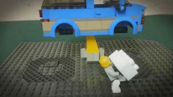 The video, created by seventh grader Jacob Folwell, lays out the automotive recycling process in stop-motion animation.