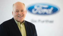 Jim Hackett, Ford's new President and CEO. Hackett is being billed as the exec who will negotiate the coming self-driving car era.