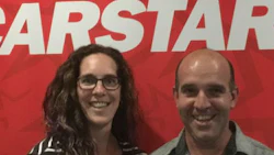 The owners of CARSTAR La Tuque, Isabelle Matte and Christian Dallaire.