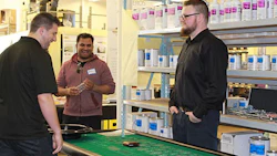 The Casino Night brought in waves of customers and allowed them to have a fun night while viewing what Canada Car Color has to offer.
