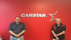 Carstar Leduc franchise partners Dale and Brad Melin.