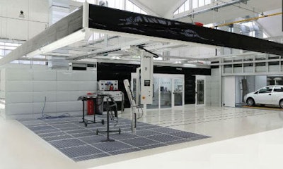 An example of a Symach FixLine install. The company will host a special information at NACE Automechnika 2017.