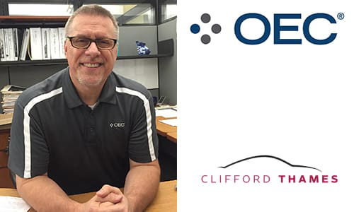 Geo Money, Director of Branding and Culture for OEC, says “Clifford Thames is the perfect match for OEC.”