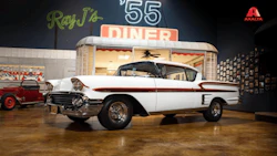The ’58 Chevy Impala, a very popular vehicle from American Graffiti, will be appearing across the United States at various Car shows alongside Axalta Coating Systems.