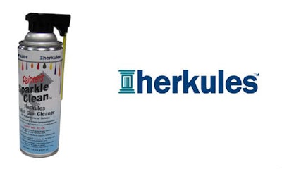 The Sparkle Clean Aerosol Paint Cleaner will allow users to easily switch between wide and narrow stream options.