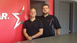Paul and Joe Saputo, co-owners of CARSTAR Express Ancaster. The facility has recently re-opened after expanding and purchasing new equipment.