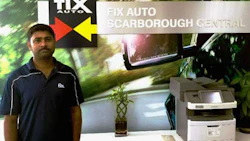 Thayaparan Parameswaran, the new owner of Fix Auto Scarborough Central. Parameswaran also owns Fix Auto Georgina.