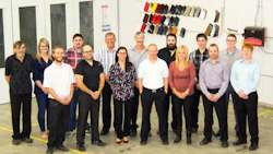 The team at St. Claude Autobody. The facility is the first in Manitoba to achieve Toyota certification under the new program, and only the sixth so far in Canada.
