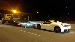 West Vancouver police impounded this Ferrari after catching the driver going more than three times the speed limit on Vancouver’s Lions Gate Bridge. According to a statement from police, the same driver was ticketed for speeding in April, after being pulled over by the same officer … on the same bridge.