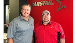 Paul Cross (left) has officially launched a new CARSTAR location, located in Haliburton Ontrio. The facility, managed by Sean Hatin (right) will offer full collision repairs, windshield repairs and repairs on large vehicles with aluminum components.