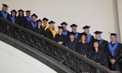 Pictured is the AMi class of 2017. AMi recognized seven Customer Service Representatives, one Accredited Master Collision-Repair Estimator, six Accredited Automotive Managers and 20 Accredited Master Automotive Managers.