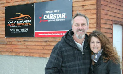 Ron and Mandy Alberts of CARSTAR St. Stephen in New Brunswick have received the Rookie of the Year Award.