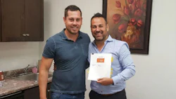 Daniel Dziurda and Paul Prochilo. Dziurda and his father Merik own a facility in Burlington, Ontario, that is the first to sign up with the new Simplicity Car Care network, outside of the founding Prochilo Brothers stores.