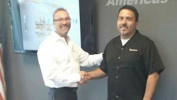Spanesi Americas COO Tim Morgan and the company's newest hire, Jesus Munoz.