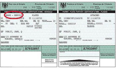 All vehicles in Ontario must have a brand shown on the vehicle's permit. CIIA will host a presentation at Fanshawe College that highlights the rules that protect Ontario consumers and shops from improperly branded vehicles.