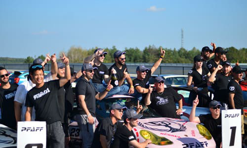 This year’s winning team was Pfaff Autoworks from Concord, Ontario, with a pink Porsche, inspired by the legendary 1971 Porsche 917-20 ‘Pink Pig’ design.