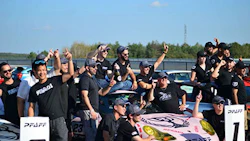This year’s winning team was Pfaff Autoworks from Concord, Ontario, with a pink Porsche, inspired by the legendary 1971 Porsche 917-20 ‘Pink Pig’ design.