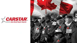 In honour of Remembrance Day, CARSTAR Canada is offering veterans and active duty members a free windshield treatment.