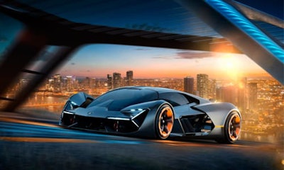The next generation of Lamborghinis, the carbon-fibre panels that make up the body will also have super capacitors in them. As a result the, “… concept promises a car that will be able to continuously monitor the condition of its own structure, detecting wear and damage.”