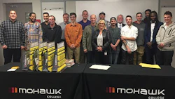 The 15 students who successfully graduated from Mohawk College’s Auto Body Collision and Damage Repairer program.
