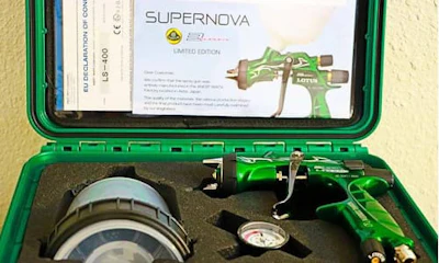 Anest Iwata said the benefits of the product include: “less air consumption; less overspray; higher transfer efficiency; and large, uniform and a flat, yet soft, spray pattern.”