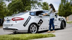 Ford's Showcases Driverless Pizza Delivery