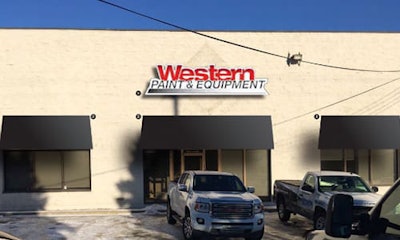 An external shot of Western Paint & Equipment's new location, set to open January 29.