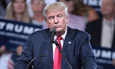 Donald Trump announces a major policy change aimed to prevent the expansion of globalized free trade.