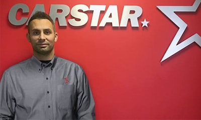 Alex Leduc, co-owner of CARSTAR Mercier. The repair facility can accommodate more than ten cars at a time at its 4,550-square-foot repair facility.