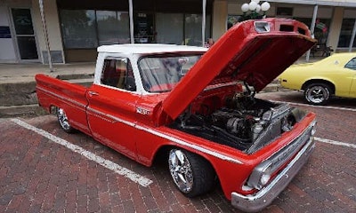 A 1965 Chevrolet pickup just like the one cancer-stricken Yvan Brien is refurbishing for his son.