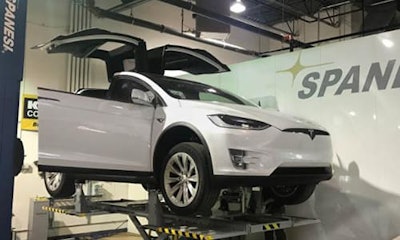 Tesla joins a growing list of OEM approvals on Spanesi equipment.