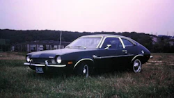 A Ford Pinto, allegedly the worst car of all time.