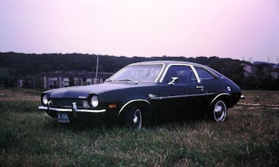 A Ford Pinto, allegedly the worst car of all time.