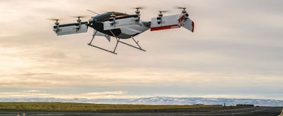 The Vahana, a self-piloted prototype air-taxi makes its first successful flight.