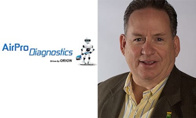 Michael Quinn, senior vice-president of business development at AirPro Diagnostics. The AirPro Diagnostics tool was developed to ensure that the safety systems of every collision damaged vehicle are diagnosed and recalibrated to OEM specifications.