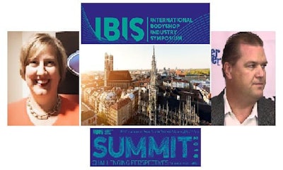IFord's global collision business and strategy manager Jennifer Boyer will join Calibre Collision president Mark Sanders at the 2018 IBIS summit in June.