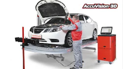 The enhanced wheel alignment diagnostic is now an integrated function in the 3D software.