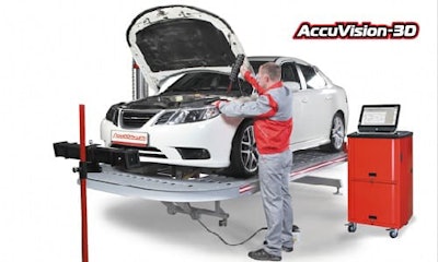 The enhanced wheel alignment diagnostic is now an integrated function in the 3D software.
