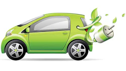 Electric vehicle sales are forecasted to rise over the next ten years.