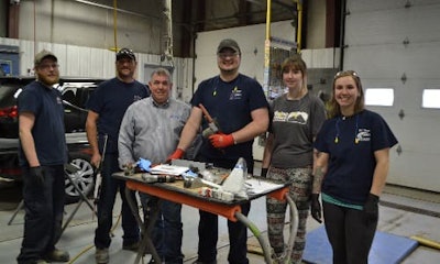 Attendees of the Rivet Bonding training session.