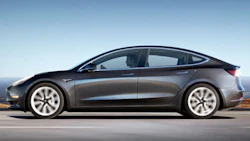 The Tesla Model 3 (pictured above) was criticized for its expensive and heavy build.